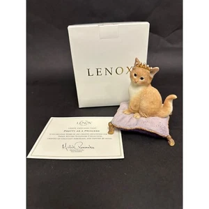 Figura Lenox Pretty As A Princess Cat Kitten porcelana fundida en frío - Imagen 1 de 9