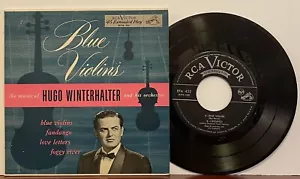 Hugo Winterhalter blaue Violinen 1955 EPA452 7" EP 45 1/MIN Ultraschall sauber EX - Bild 1 von 2