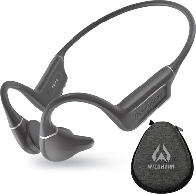 Wildhorn Crank Bone Conduction Swimming Headphones luetooth 5.4, IPX8 Waterproof - Image 1 of 4