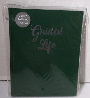 C. R. Gibson Green Guided Life Planning Journal Cloth Bound Notebook 200 pages - Image 1 of 4