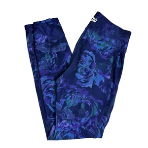 All In Motion Girls Leggings Multicolor Blue Purple Athletic Size Medium 7/8 - Picture 1 of 8