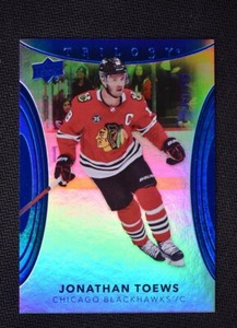 2022-23 UD Trilogy Blue #16 Jonathan Toews /199 - Chicago Blackhawks