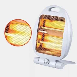 Stufa Elettrica al Quarzo 800W - Caldo bagno Portatile Stufetta Alogena Calore - Foto 1 di 11