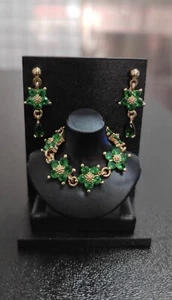 Necklace Flowers Green 1/6 Doll Jewel for Fashion Royalty Poppy Parker J183 - Picture 1 of 1