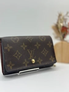 LOUIS VUITTON Monogram Porte Monnaie Billets Tresor Wallet M61730 - Picture 1 of 21