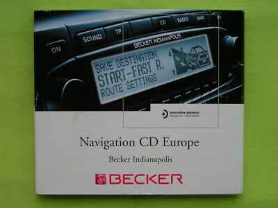CD NAVIGATION BECKER INDIANAPOLIS 1.0 EUROPA VW AUDI MERCEDES BMW OPEL PORSCHE - Bild 1 von 3