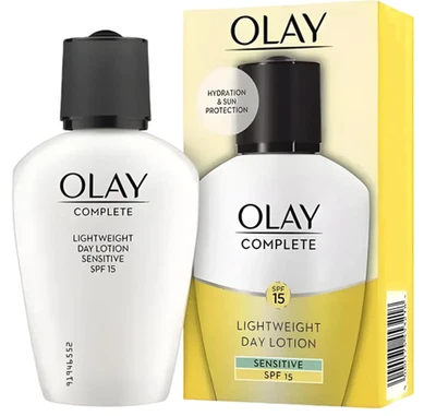 Olay Complete Lightweight Day Lotion SPF 15  Sensitive  3.4oz - 2pk - Image 1 of 4