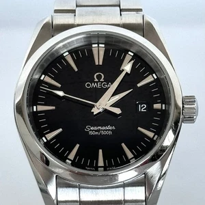 Omega Seamaster Aqua Terra 2518.50 Quarz Armbanduhr schwarzes Zifferblatt geb... - Bild 1 von 13