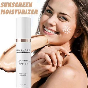 DRMTLGY Crema Hidratante Tintada Antiedad SPF46 Protector Solar Facial Universal Todo en 1 - Imagen 1 de 12