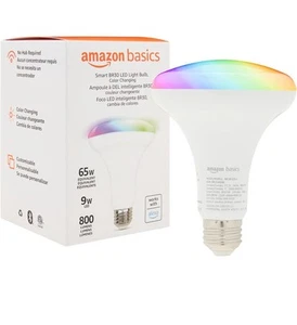 Amazon Basics Smart A19 LED Glühbirne Farbwechsel 9W 60W entspricht 1er Pack - Bild 1 von 8