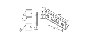 Brixwell 900-19450wa White Tilt Latch Assembly left And Right Handed hwl146 Pair - Picture 1 of 2
