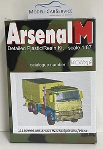 ArsenalM (H0): 111209996 Mercedes-Benz Arocs mit Wechselpritsche/Plane - Bausatz - Bild 1 von 3