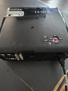 LESHP A8 Portable Projector 1500 Lumens LED Video- 1080P HD Support Multi-screen - Picture 1 of 4