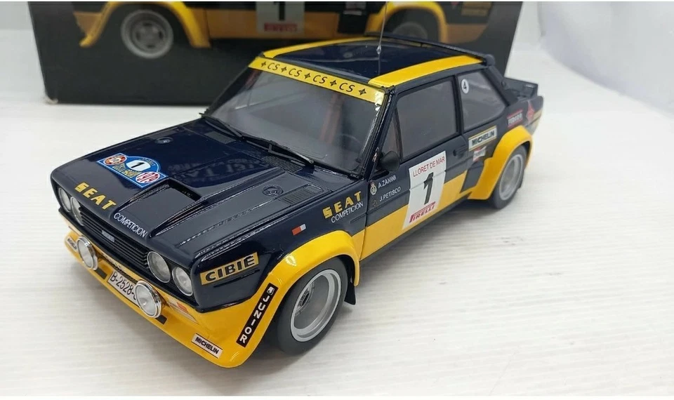 Kyosho Fiat 131 Abarth OLIO FIAT #3 Zanini Rally Costa Brava 1979 1/18 - Immagine 1 di 4