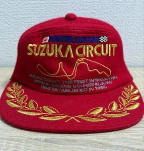 Gorra Suzuka Circuit Vintage Años 90 Racing Lana Ajustable Hecha en Japón - Imagen 1 de 6