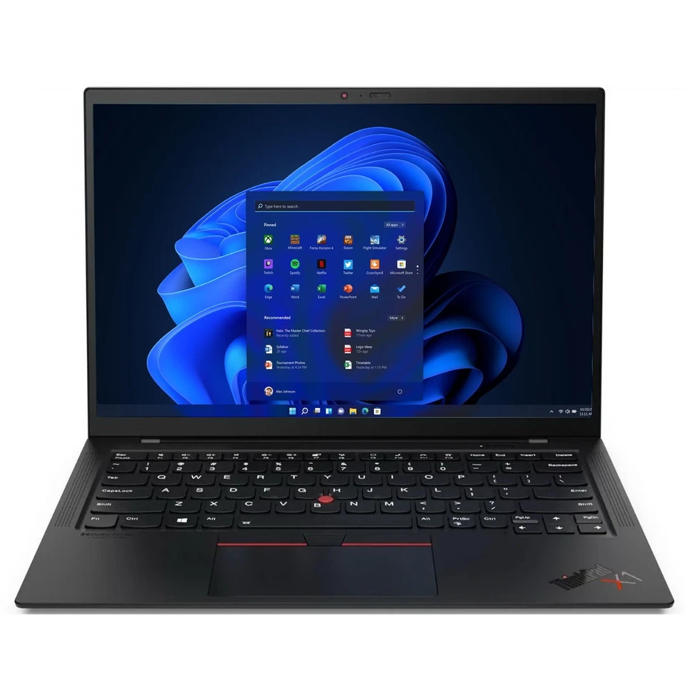 Lenovo ThinkPad X1 Carbon Gen 9 14" FHD i5-1135G7 16GB RAM 500GB SSD W11 Pro VG - Image 1 of 4