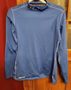 Women’s Under Armour Cold Gear Long Sleeve Fitted Mock Neck Shirt  - Size L - Picture 1 of 3