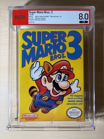 Super Mario Bros 3 - Nintendo NES - Complete CIB - PSA 8.0