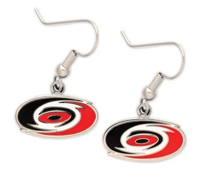 NHL Hockey Carolina Hurricanes Earrings - Picture 1 of 2