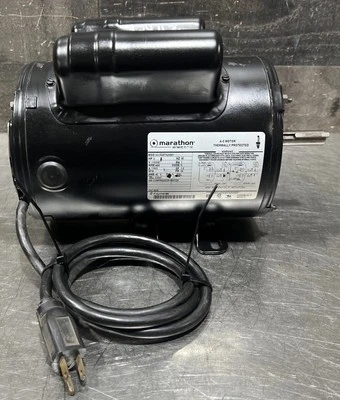 Marathon 9035 Electric Motor 2 HP 3450 Rpm 1PH 115/230 Volt 56 FR 5KCR48TN2650Y - Image 1 of 4