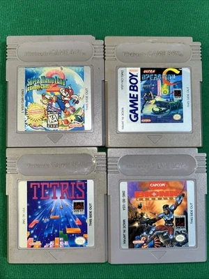 Gameboy Game Lot, Operation C, Super Mario Land 2, Tetris, And Bionic Cammando🔥 - Image 1 of 4
