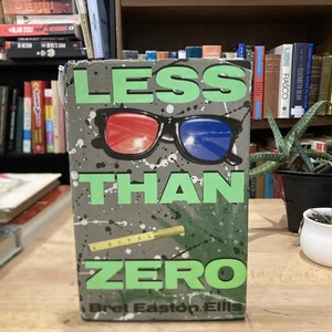 1985 1ST EDITION/ 8TH PRINTING Bret Easton Ellis LESS THAN ZERO - HCDJ - Picture 1 of 12