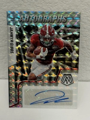 2023 Panini Mosaic - JAHMYR GIBBS (RC) Rookie Prizm Autograph - Detroit Lions - Image 1 of 3