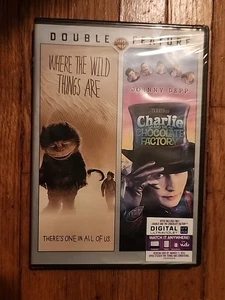 Double Feature Where The Wild Things Are / Charlie And The Chocolate Factory DVD - Picture 1 of 3
