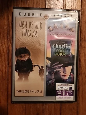 Double Feature Where The Wild Things Are / Charlie And The Chocolate Factory DVD - Image 1 of 3