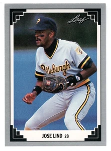 Jose Lind - Pittsburgh Pirates (Baseball Card) 1991 Leaf # 146 Mint - Picture 1 of 1