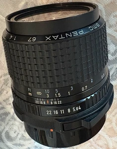 Late model SMC Pentax 67 55mm f/4 Lens for 6x7 67 II like new fully working - Picture 1 of 7