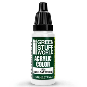 Green Stuff World Acrylic Color Paint - NUCLEAR WHITE 17ml - Picture 1 of 2