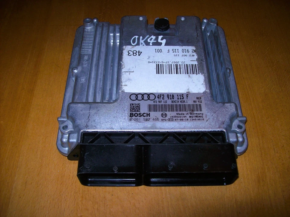 Centralina Audi A6 4F 2.0 Turbo FSI 2.0 BPJ 4F2910115F 0261S02466 MED9.1 2007 - Immagine 1 di 1