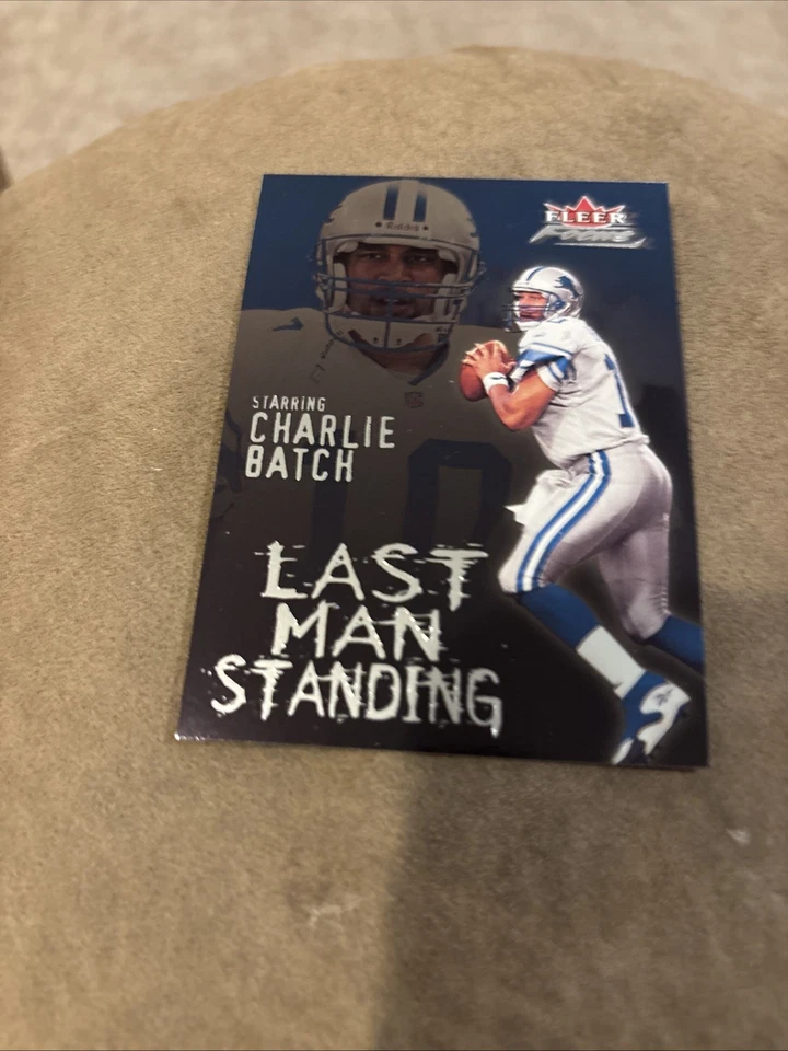 2000 Fleer Focus Last Man Standing #14 LM Charlie Batch Detroit Lions Insert - Image 1 of 1