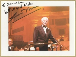 Laurie Johnson (1927-2024) - English composer - The Avengers - Signed photo - Picture 1 of 2