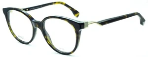 FENDI FF0202 086 50mm Anteojos RX Ópticos MARCOS Anteojos - Nuevo Italia - Imagen 1 de 13