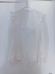 Zara Bluse. Creme Größe M sehr guter Zustand - Bild 1 von 3