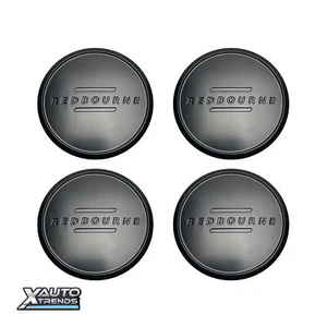 4 x RedBourne Wheel Center Cap Matte Black (PCE-71) CCREDMB - Picture 1 of 3