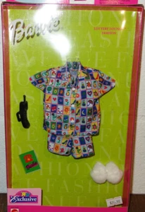 Barbie Lotería Salón Patrón Pijama Corto Lencería Fashion Avenue 2000 NRFB - Imagen 1 de 14