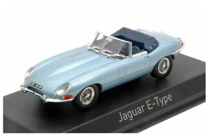 Norev 1/43 Scale Jaguar E-Type Cabriolet 1961-Blue Metallic Diecast models