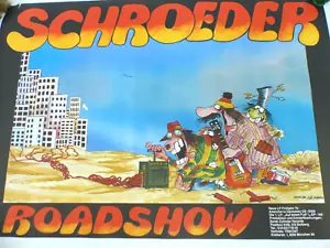 Plakat SCHROEDER ROADSHOW 1979 K.H.Schrörs - Bild 1 von 4