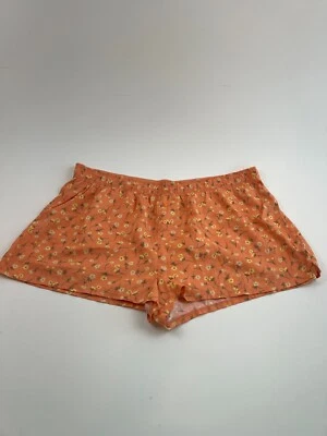 Victoria's Secret PINK Elastic Waist Cotton Pajama Sleep Short  Orange XXL NWT Foto 1 de 4