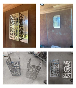 Outdoor Deisgner Wall Lamp - Steel - Picture 1 of 3