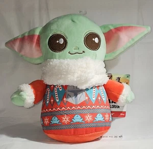 NEW Disney Star Wars The Mandalorian GROGU HOLIDAY CHRISTMAS 8" PLUSH 2023 BABY - Picture 1 of 1