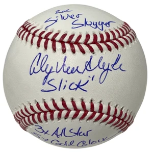 Andy Van Slyke Signed Autographed ROMLB Baseball 3x Insc Beckett Witness BAS COA - Picture 1 of 4
