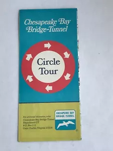 1968 Chesapeake Bat Bridge - Tunnel road map - Picture 1 of 2
