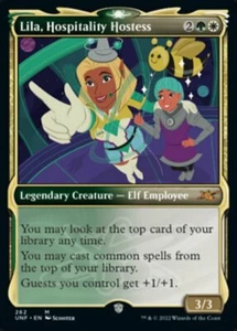 [1x] Lila, Hospitality Hostess - Foil - Showcase Near Mint, English Unfinity Sin - Picture 1 of 1