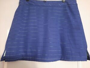 Lady Hagen Golf Skirt Skort W/ Built In Shorts Sz 10 Blue Skirt   Green Shorts 