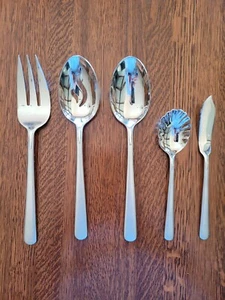 Oneida Edelstahl Hera 5-teiliges Servierset hervorragender gebrauchter Zustand - Bild 1 von 6