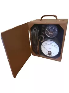 Antico tester elettrico precoce Westinghouse DC Volt/Amplificatori 600 V solo arredamento - Foto 1 di 12
